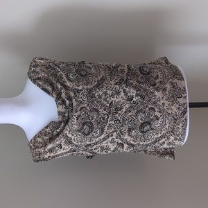 George sleeveless cowl-neck Top SizeL